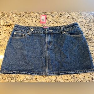 Ekikted size large Women's Denim Mini-Skirt